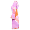 Secondhand Emilio Pucci Multicolored Jersey Flared Sleeve Detailed Short Dress - '00s