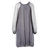 Secondhand Stephan Janson Grey Sheer Viscose Silk Cape Dress - '10s