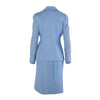 Secondhand Valentino Night Blue Viscose Skirt Suit - ’90s