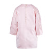 Secondhand Rochas Pink Structured Mini Dress with Floral Embroidery - '10s