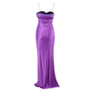 Secondhand Alessandra Rich Purple Women's Long Dress - '10s