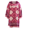 Secondhand Zimmermann Lola Hooded Fringed Intarsia Cotton-Terry Kaftan - '20s