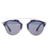 Secondhand Dior Navy Blue/Two Tone DiorSoReal U5WZJ Aviator Sunglasses - '10s