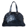 Secondhand Yves Saint Laurent Black Patent Leather Muse Bag -'00s