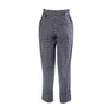 Secondhand Vivienne Westwood Black & White Checked High-Waisted Trousers - '00s