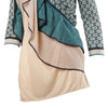 Secondhand Missoni Green And Pink Mini Dress - '10s