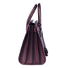 Secondhand Saint Laurent Paris Burgundy Smooth Calfskin Leather Medium Sac De Jour Bag - '10s