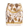 Secondhand Oxygene Silk Skirt with Baroque Tassel Print - '10s