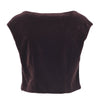 Secondhand Blumarine Velvet and Floral Tulle Top - '90s