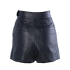 Secondhand Hermès Black Grained Goatskin Leather Shorts - '20s