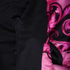 Secondhand Joseph Black Tailored Single Breasted Blazer with Vibrant Pink Patterned Lining - '00s