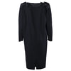 Secondhand Guy Laroche Black Flakes Dress Vintage - '70s