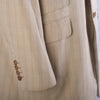 Secondhand Hermès Vintage Beige Checked Cotton Blazer - '90s