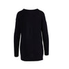Secondhand Saint Laurent Black Chain Trim Long College Cardigan - '10s