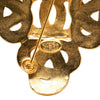 Chanel CC Gold Plated Twisted Brooch Secondhand