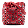 Miu Miu Jeweled Nappa Grommet Starlight Bucket Bag Secondhand