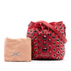 Miu Miu Jeweled Nappa Grommet Starlight Bucket Bag Secondhand