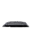Prada Crystal Embellished Leather Fringe Clutch Secondhand