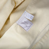 Secondhand Miu Miu Cream Leather Midi Skirt - '90s