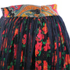 Secondhand Dolce & Gabbana Floral Fringe Tiered Maxi Skirt-'90s