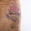 Secondhand Roberto Cavalli Tattoo Tiger Suede Skirt- '00s