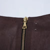 Secondhand Marni Sleeveless Dress Featuring Brown and Yellow Geometric Circle Pattern - '10s