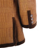 Secondhand Emporio Armani Brown Checked Blazer with Velvet Trim