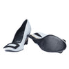 Secondhand Roger Vivier Trompette Black Wedge Buckle Pumps - '10s