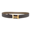 Secondhand Hermès H Buckle Reversible Leather Belt - '10s
