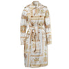 Secondhand Tao by Comme des Garçons Gold Baroque Pattern Trench Coat - '10s