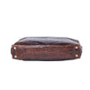 Secondhand Pierre Cardin Brown Crocodile Leather Top Handle Bag - '00s