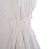 second hand Miu Miu 2007 Silk-Cotton Smocked Waist Midi Dress