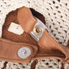 second hand Collection Privée Vintage Crochet and Leather Fingerless Gloves