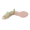 Secondhand Valentino Green Mesh and Lace Espadrille Flats - '10s