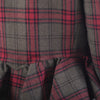 Secondhand Valentino Boutique Vintage Tartan Wool Blazer With Sculpted Shoulders - '80s