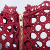 Secondhand Self Portrait Lace Column Midi Dress - '10s