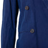 Secondhand Brunello Cucinelli Navy Double-Breasted Linen Blazer - '10s