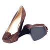 Secondhand Prada Suede Ruffle Embellishment Pumps - '00s