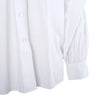 Secondhand Yves Saint Laurent Rive Gauche White Gathered Shirt – '80s