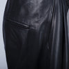 Secondhand Dušan Leather Black Pants - '10s