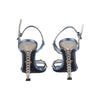 Secondhand Prada Crystal-Embellished Satin Sandals - '10s