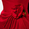 Secondhand Moschino Couture Strapless Rosette Dress – '90s