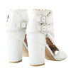 Secondhand Laurence Decade Rush Festone Calfskin Leather Heels - '10s
