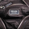 Secondhand Prada Black Nylon Silver Hardware Shoulder Bag - '00s
