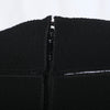 Secondhand Prada Black Dress with Semi-Sheer Silk Chiffon Paneling - '00s