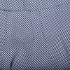 Secondhand Gucci Vintage Navy & White Micro-Check High-Waist Midi Skirt - '90s
