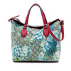 Gucci GG Supreme Blooms Linea A Fold Over Tote Secondhand