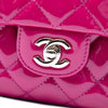 Chanel Medium CC Quilted Patent Double Compartment Flap Secondhand