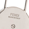 Fendi Silver Plated and Coated Canvas Zucca Key Ring Secondhand