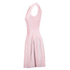 Secondhand Missoni Pink Ribbed Knit Sleeveless Skater Dress - '10s